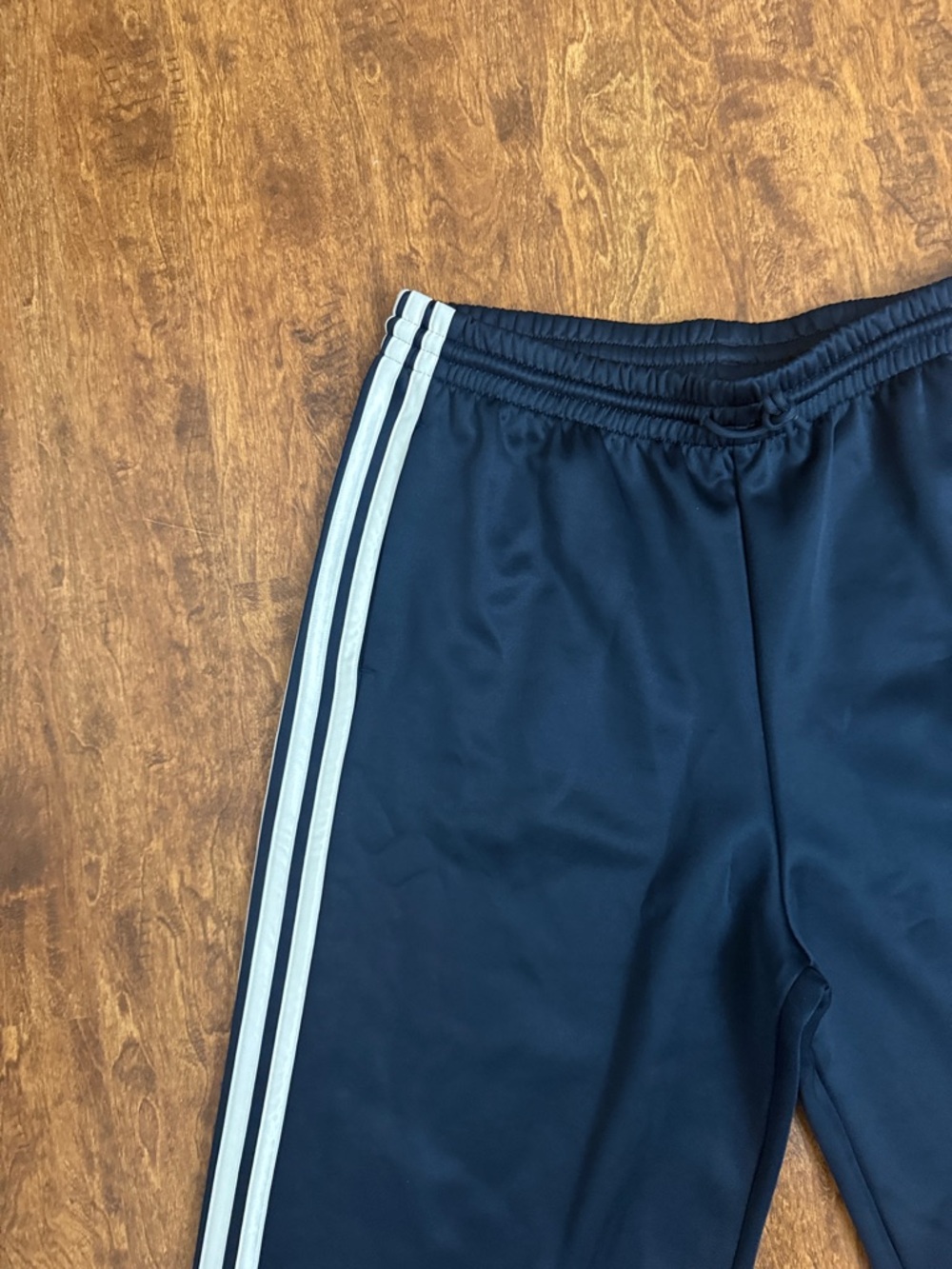 adidas Women’s Navy Joggers with White Side Stripes Size XL - Picture 7 of 16